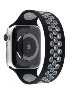 Replacement Band for Apple Watch Series 1/2/3/4/5/6/SE 42/44mm Black/Grey