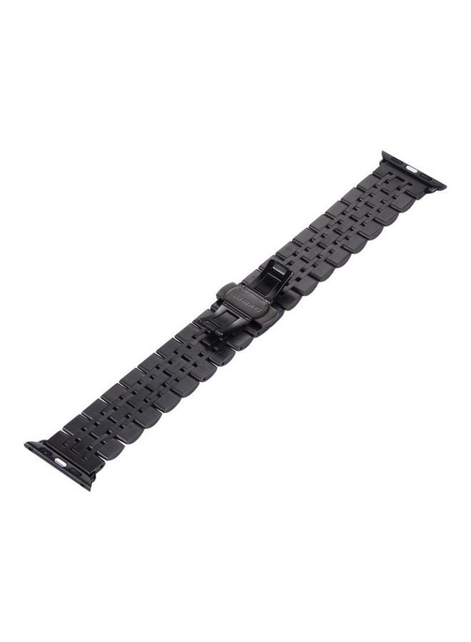 BGM Replacement Band for Apple Watch 38mm Black - Image 3