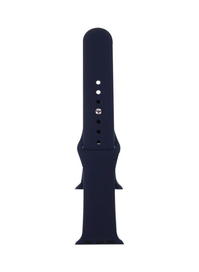 BGM Replacement Strap for Apple Watch 38mm Dark Blue - Image 4