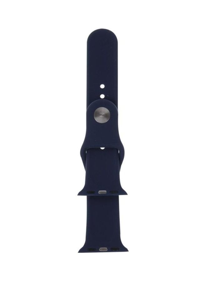 BGM Replacement Strap for Apple Watch 38mm Dark Blue - Image 5