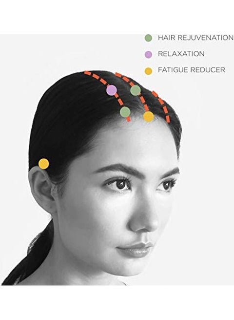 Natural Guasha Stone Scraping Hair Comb Scalp Care Massage Tool Multicolour