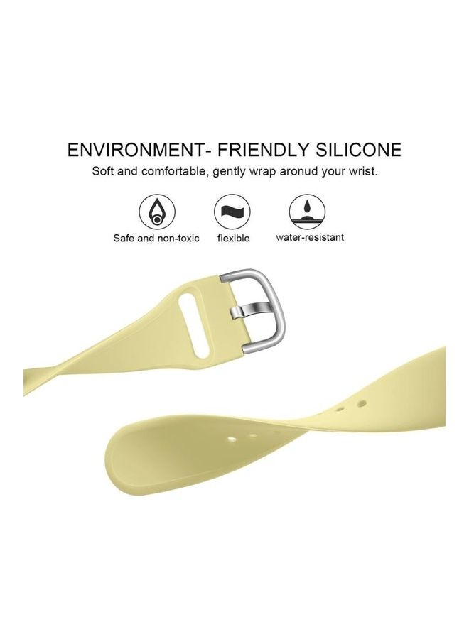 BGM Replacement Band for Apple Watch Series 1/2/3/4/5/6/SE 38/40mm Yellow - Image 3