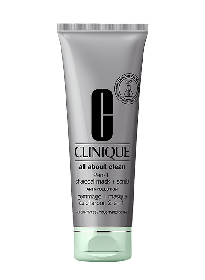 CLINIQUE City Block Charcoal Mask And Scrub 100ml  - Image 1