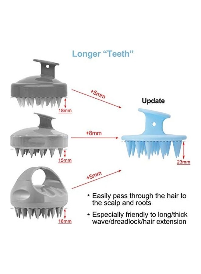 فريتيك فرشاة شامبو محدثة لتدليك فروة الرأس أزرق - Image 3