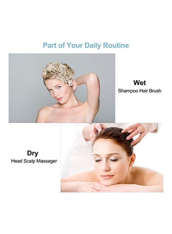 فريتيك فرشاة شامبو محدثة لتدليك فروة الرأس أزرق - Image 5