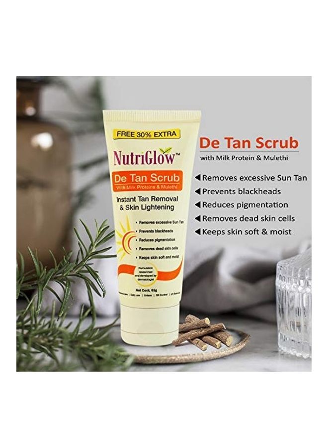 5-Pack De-Tan Scrubs with Milk Proteins Beige 65grams