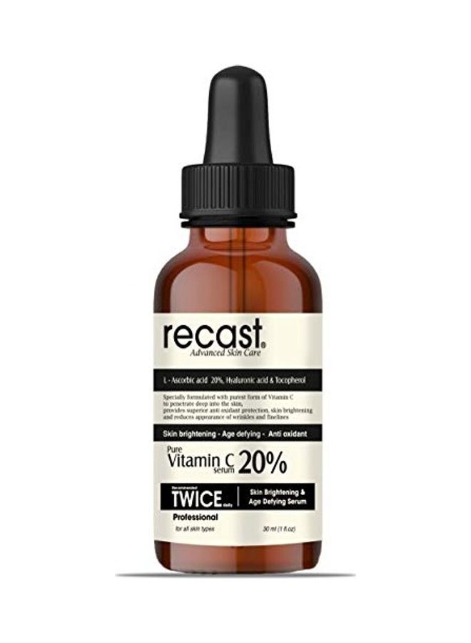 RECAST t Vitamin C 20% Skin Brightening Serum Best For Pigmentation Brown 30ml - Image 1