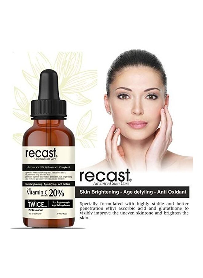 RECAST t Vitamin C 20% Skin Brightening Serum Best For Pigmentation Brown 30ml - Image 3