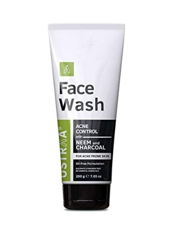 Ustraa - Acne Control Face Wash For Men Green 200grams - Image 1