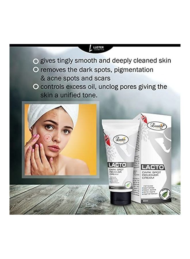LUSTER - Lacto Dark Spot Remover Herbal Cream White/Black 60ml - Image 1