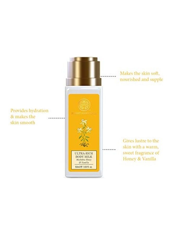 فورست اسينشالز حليب للجسم غني للغاية مُصمم بحجم مُناسب للسفر بخلاصة العسل والفانيليا متعدد الألوان 50ملليلتر - Image 4