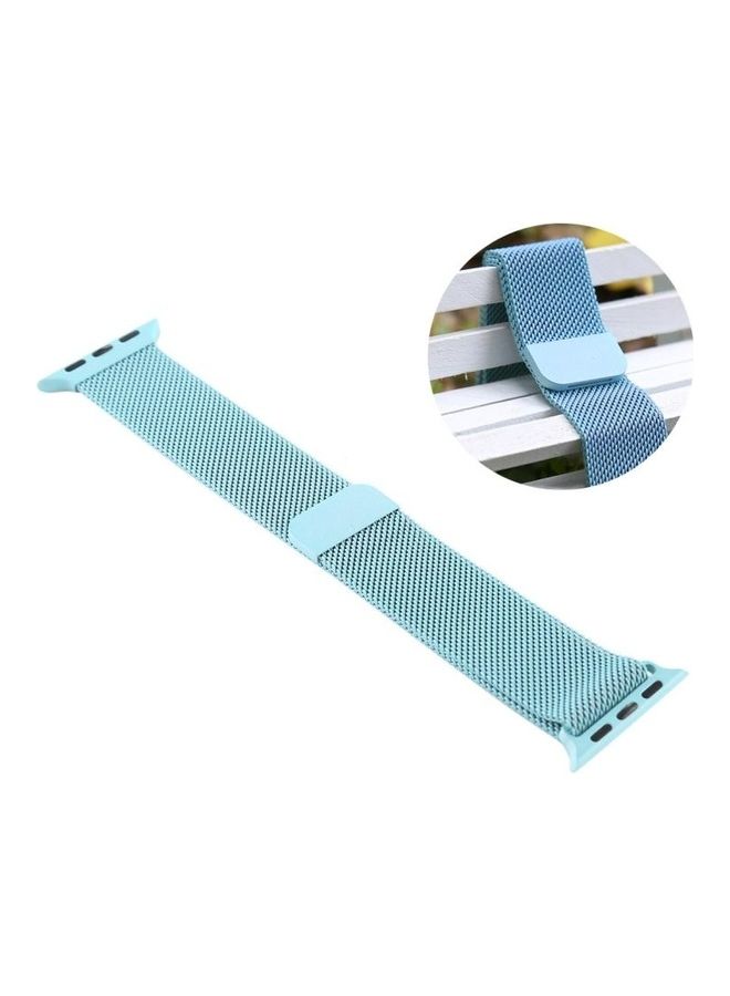 BGM Replacement Strap Watchband for Apple Watch Series 1/2/3/4/5/6/SE 38-40mm Blue - Image 1