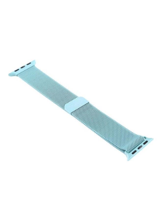 BGM Replacement Strap Watchband for Apple Watch Series 1/2/3/4/5/6/SE 38-40mm Blue - Image 2