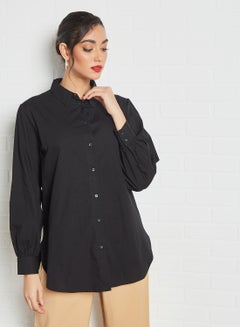 ONLY Long Sleeve Shirt Black  - Image 1