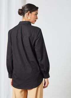 ONLY Long Sleeve Shirt Black  - Image 3