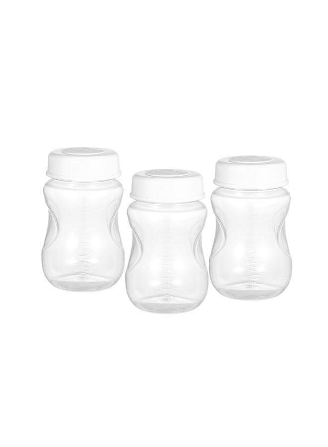 3-Piece Breastmilk Bottles With Lid - Image 1