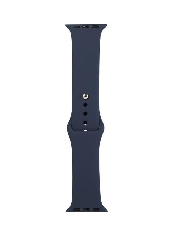 BGM Replacement Strap Watchband For Apple Watch Series 6/SE/5/4/3/2/1 38mm - 40mm Blue