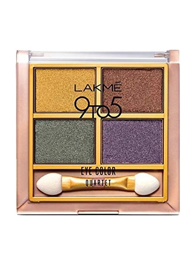 LAKME - 9 To 5 Eye Color Quartet Eye Shadow Tanjore Rush - Image 1