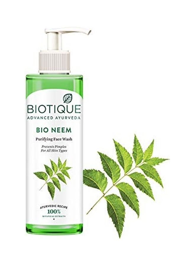 Biotique Bio Neem Purifying Face Wash For All Skin Multicolor 100ml - Image 5