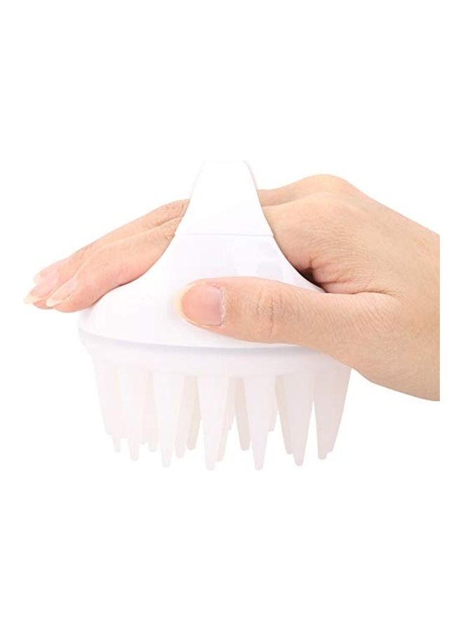 BTYMS 2-Piece Scalp Massage Brush Shampoo Head Massager Exfoliating Scalp Brush Purple - Image 3