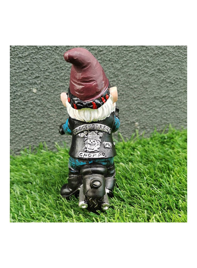 Generic - Dwarf Motorcycle Design Garden Character Statues Multicolour - Image 1