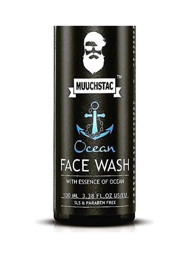MUUCHSTAC - Ocean Face Wash Pack of 2 Black 100ml+100ml - Image 1