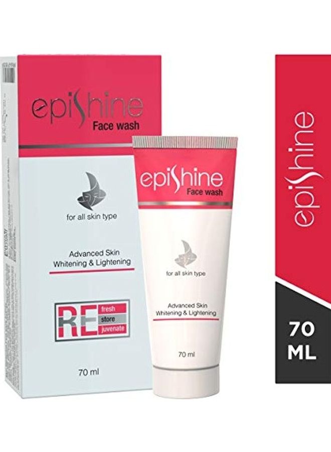 Epishine - Advanced Skin Whitening And Brightening Face Wash Multicolour 70ml - Image 1