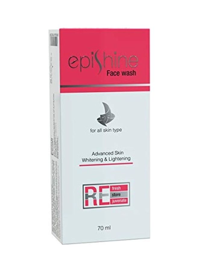 Epishine - Advanced Skin Whitening And Brightening Face Wash Multicolour 70ml - Image 1