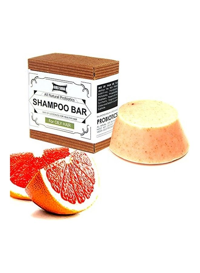Goli Soda - Natural Probiotics Shampoo Bar For Oily Hair Beige 90grams - Image 1