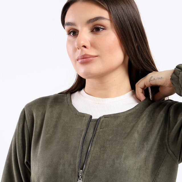 Caesar Plain Basic Jacket Olive  - Image 1