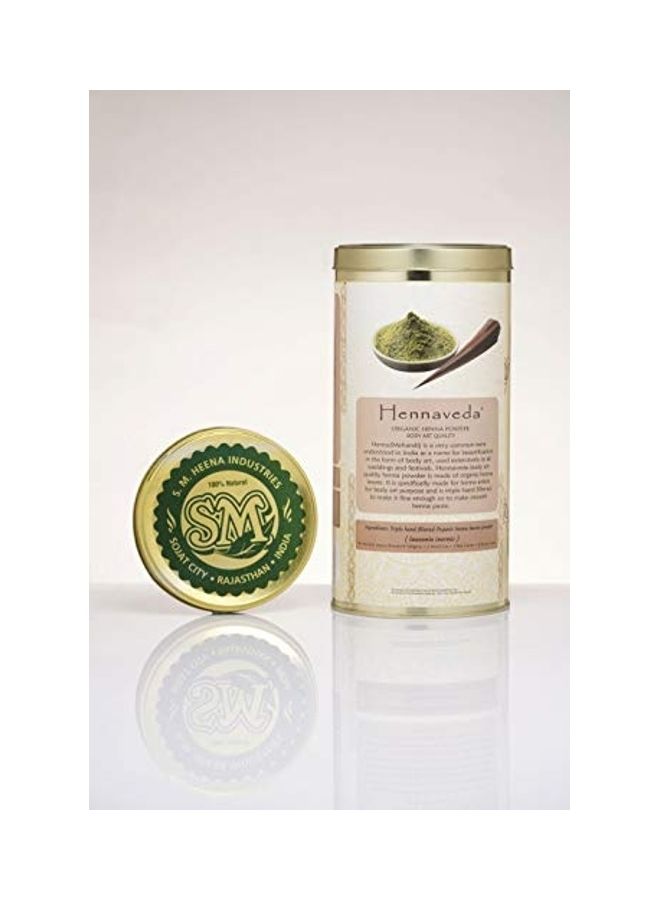 Hennaveda Organic Body Triple Hand Filtered Henna Powder Green 400grams - Image 3