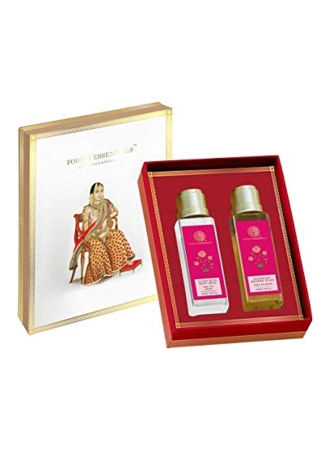 Forest Essentials - Indian Rose Body Care Duo Gift Box Multicolour 100ml - Image 1