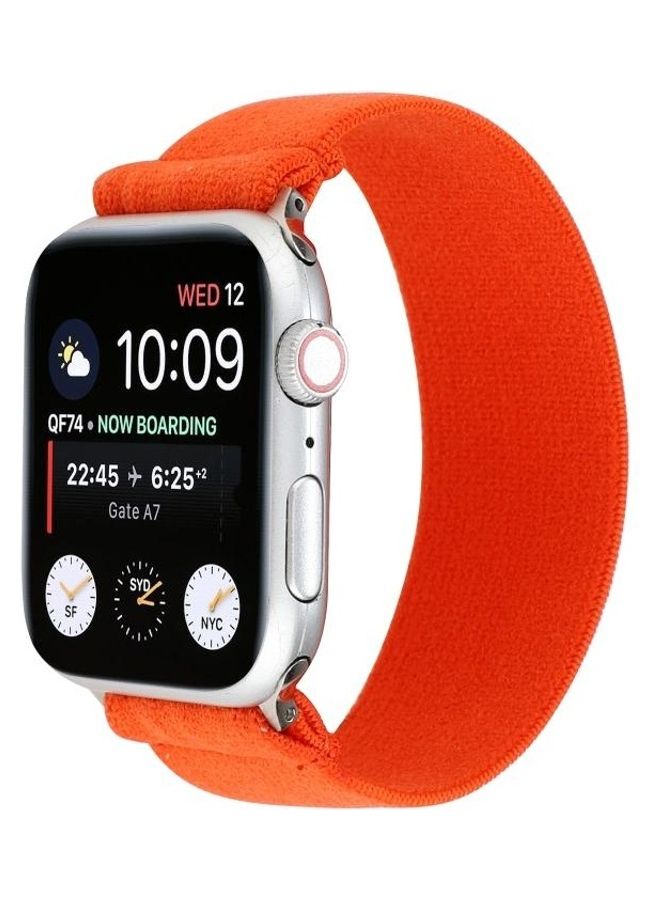 BGM Replacement Strap Watchband for Apple Watch Series 1/2/3/4/5/6/SE 38-40mm Orange - Image 2