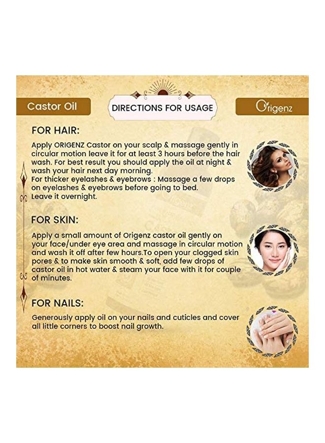 أوريجينز زيت خروع ممتاز للشعر والبشرة متعدد الألوان 100ملليلتر - Image 4