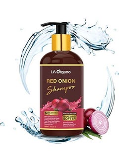 LA Organo Red Onion Hair Shampoo For Complete Hair Solution Multicolour 300ml  - Image 1