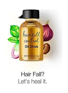 8-Pack Hair Fall Control Booster Oil Shots Multicolour 48ml - v1629123475/N50140157A_2