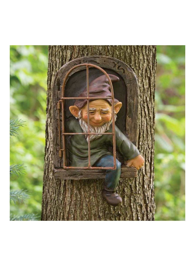Generic - Dwarf Gate Design Garden Character Statue Funny Statue For Garden Decor Multicolour - Image 1