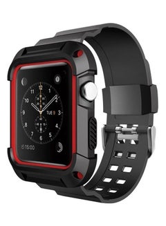 Replacement Band for Apple Watch Series 1/2/3 38/40mm Black/Red