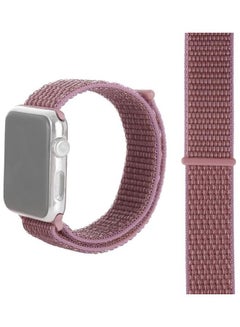 Nylon Replacement Strap Band with Magic Stick For Apple Watch Series 5/4/3/2/1 38-40mm Purple