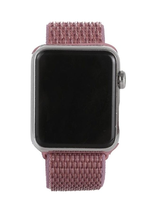 BGM - Nylon Replacement Strap Band with Magic Stick For Apple Watch Series 5/4/3/2/1 38-40mm Purple - Image 1