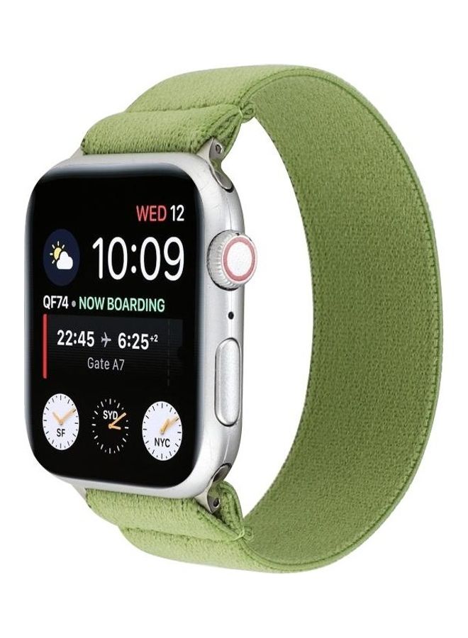 BGM Replacement Strap Watchband For Apple Watch Series 6/SE/5/4/3/2/1 38mm - 40mm Green - Image 2