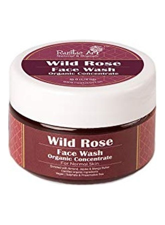 Rustic Art 2-Pack Organic Wild Rose Face Wash Concentrate Combo Pack Red 2 x 50grams - Image 2