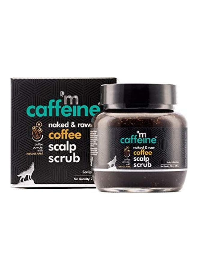 إم كافيين مقشر فروة الرأس نيكد آند رو بالقهوة بني 250جرام - Image 1