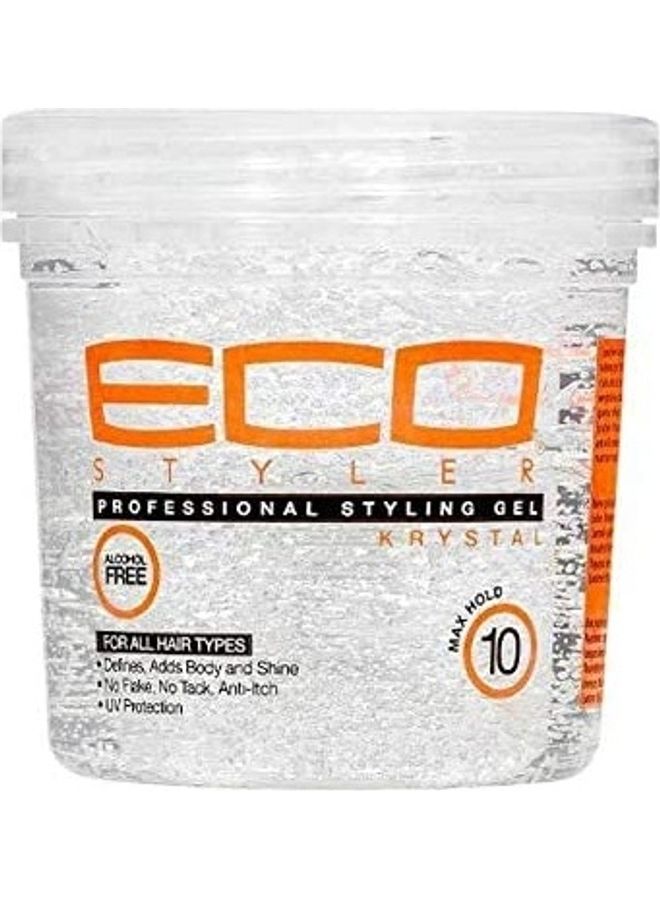 إيكو ستايل جل كريستال لتصفيف الشعر الاحترافي شفاف 236ملليلتر