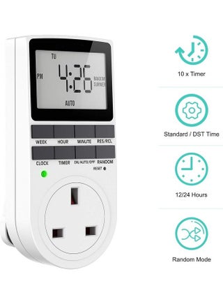 Digital Timer Plug Multicolour 14cm - v1629124209/N50164526A_1