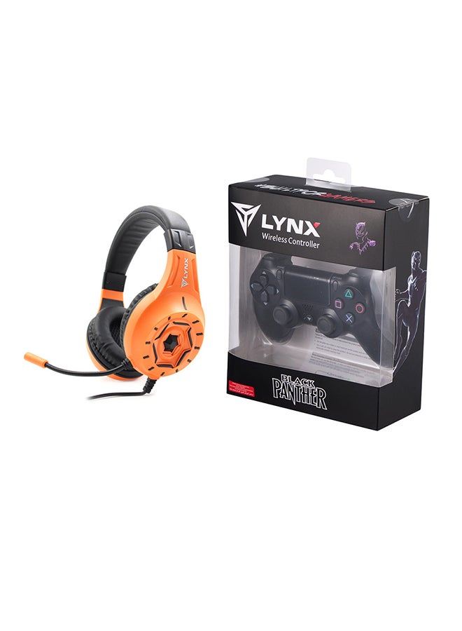 lynx - Wireless Controller With Mars Wired Gaming Headset - Image 1