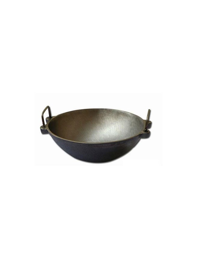 Ayda Pre-Seasoned Cast Iron Kadai Black 6inch  - Image 2