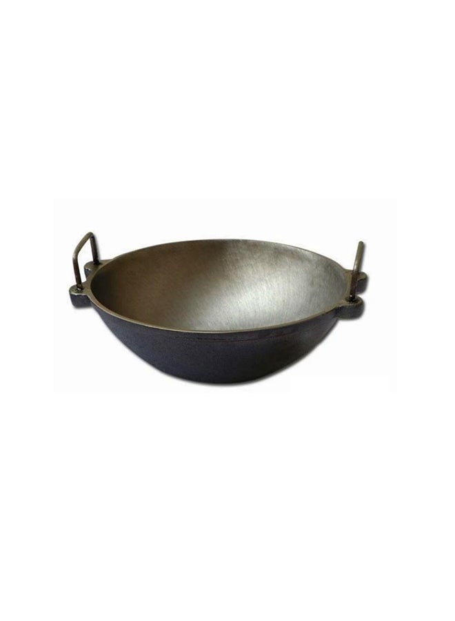 Ayda Pre-Seasoned Cast Iron Kadai Black 9inch  - Image 2