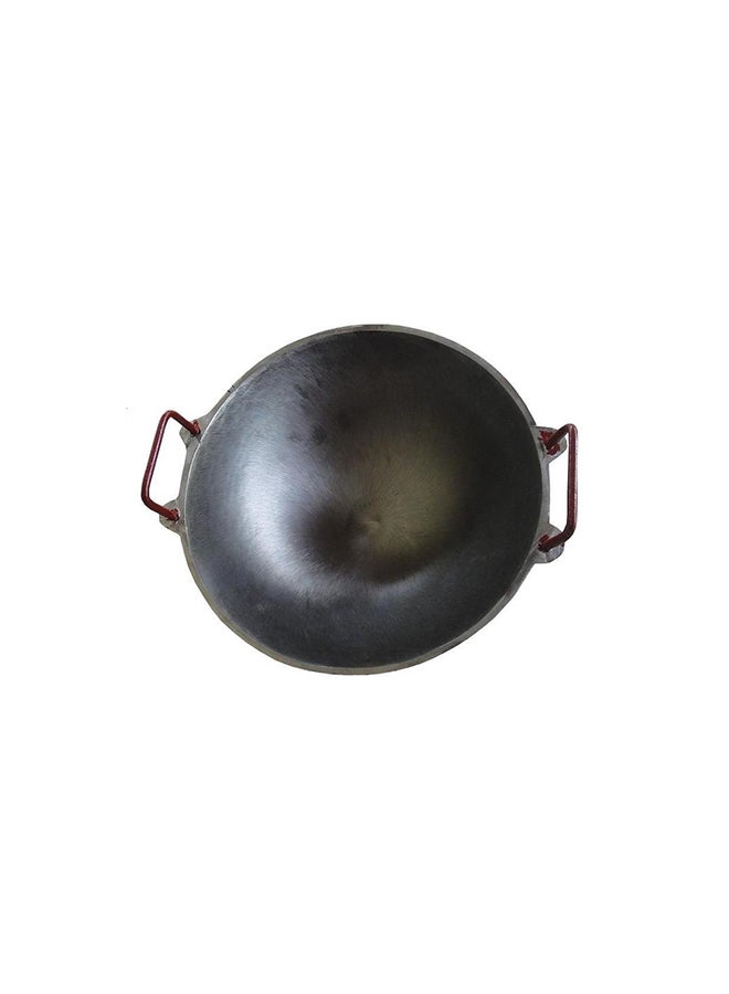 Ayda Pre-Seasoned Cast Iron Kadai Black 9inch  - Image 3