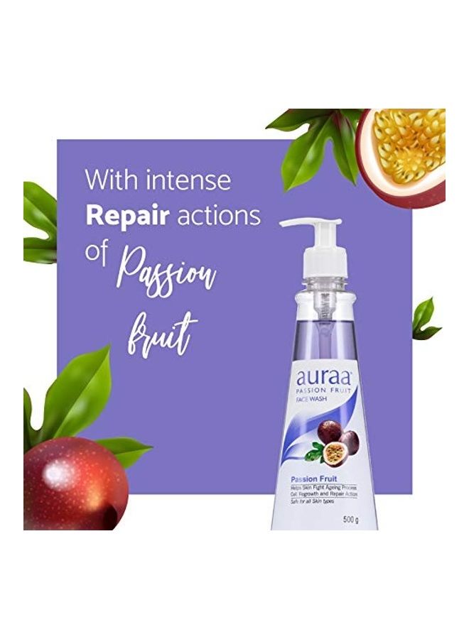 أورا غسول الوجه باشن فروت متعدد الألوان 500جرام - Image 3